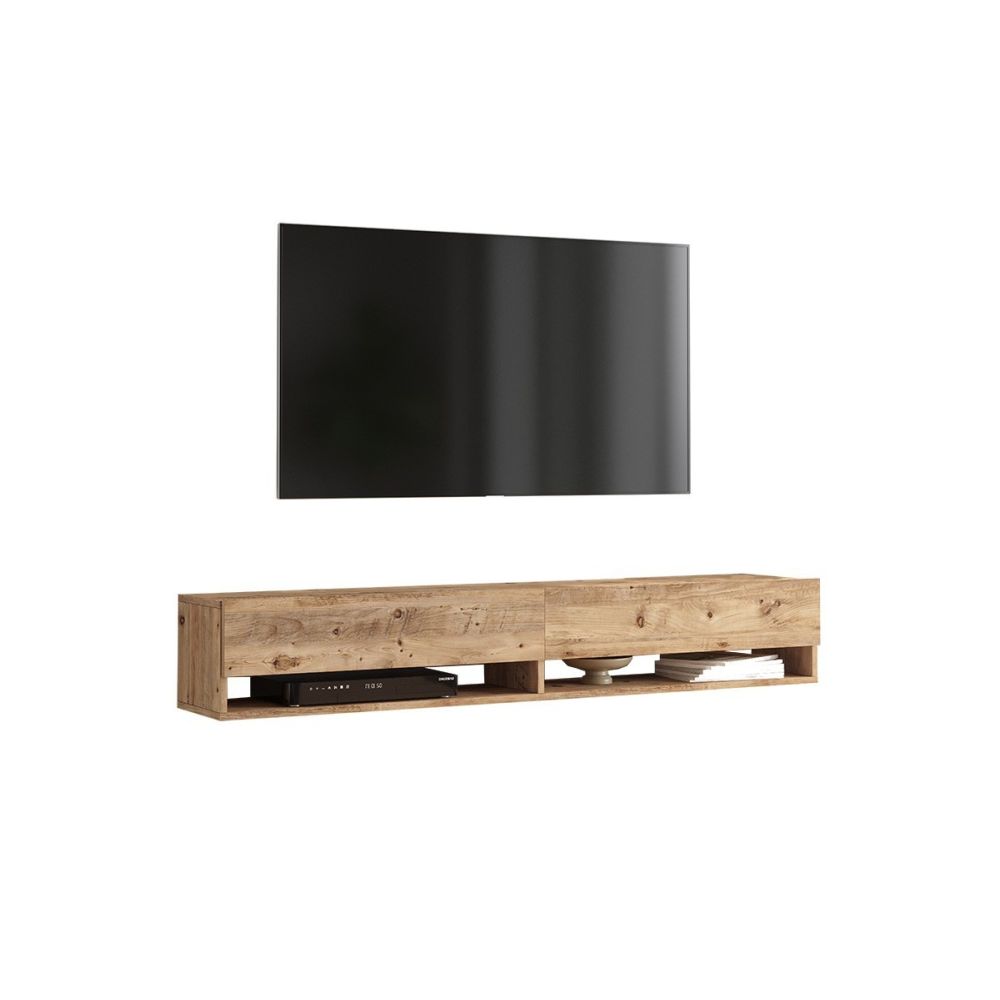 Mueble de TV de Pared Moderno Roble