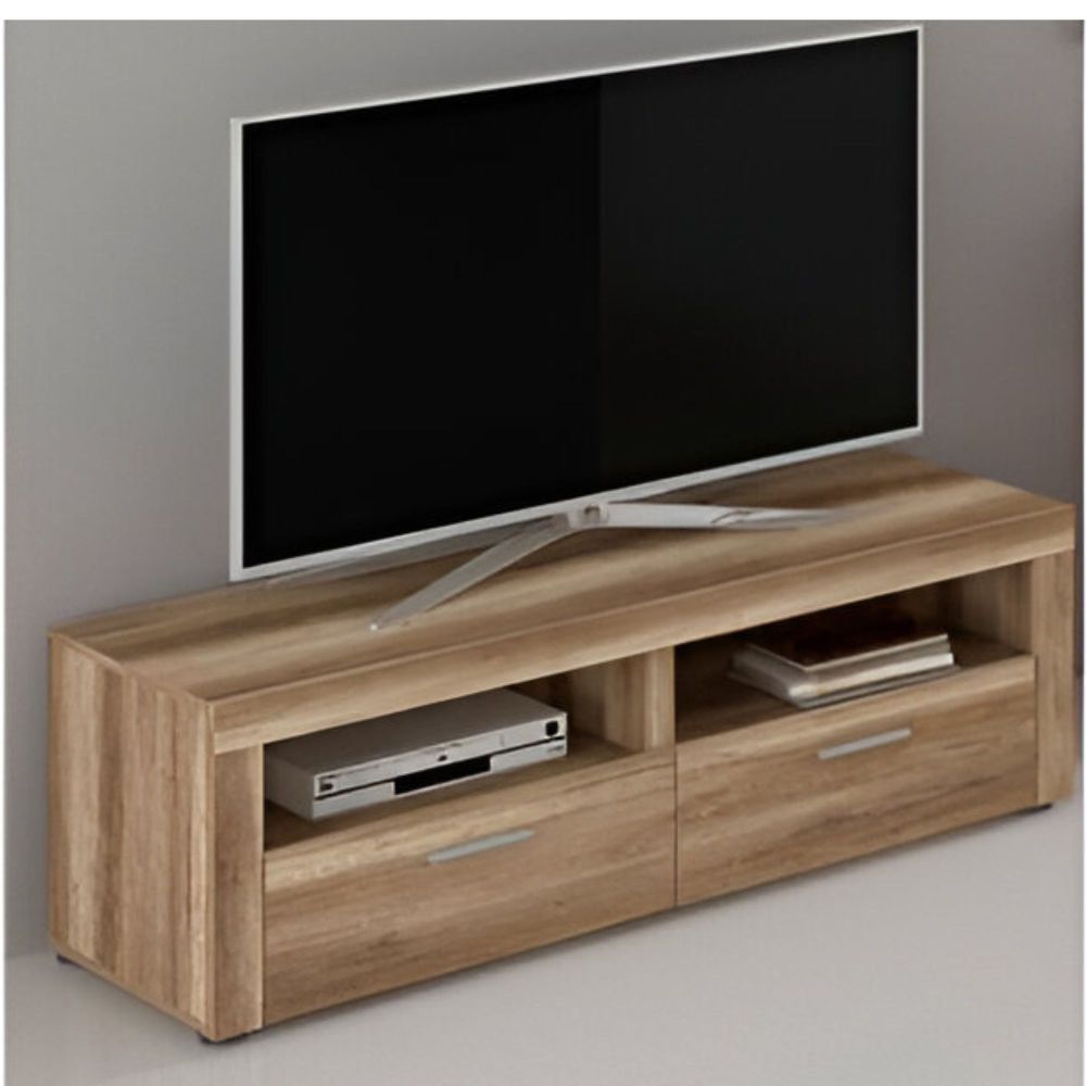 Mueble de Comedor, Mueble Salón, Acabado en Color Cañón, Medidas: 230 cm (Ancho) x 212 cm (Alto) x 41,4 cm (Fondo)